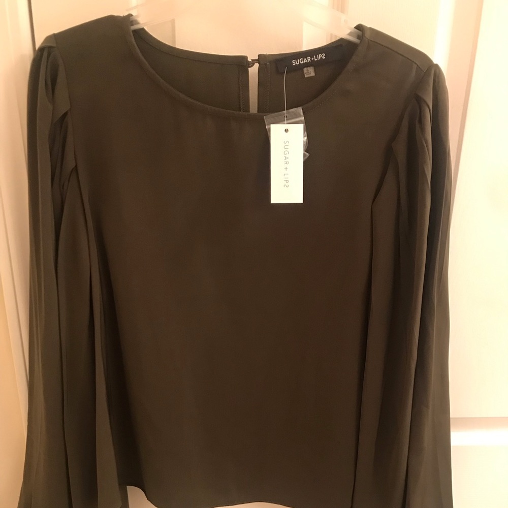 Olive Green Blouse